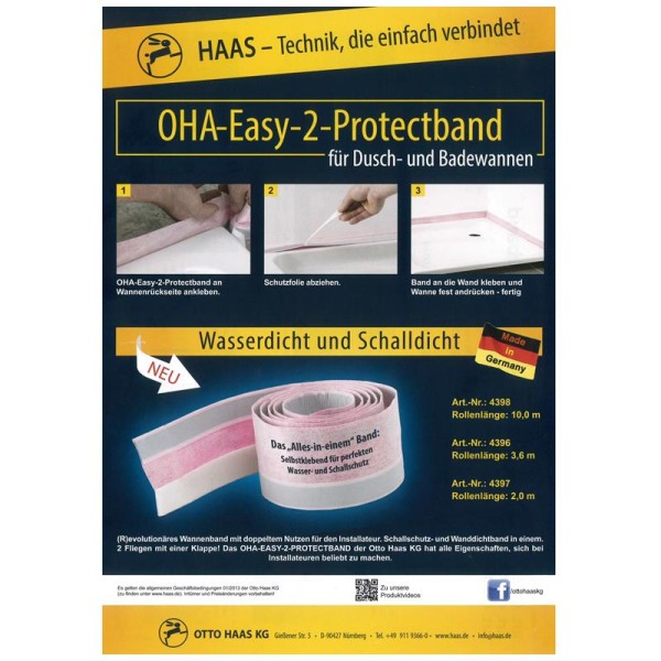 Haas OHA-Easy -2- Protectband 3,6mtr